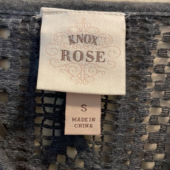 Knox Rose women’s top - charcoal gray - size S - Picture 2 of 5